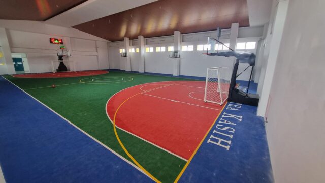 Pemasangan Lapangan Basket Dan Futsal Untuk SMA Citra Kasih Di Jakarta