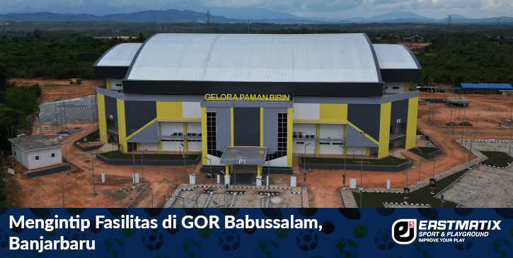 Fasilitas Kursi Tribun GOR Babussalam Banjarbaru