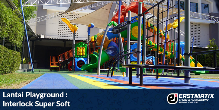 Lantai Playground Interlock Super Soft