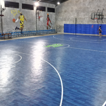 Lapangan Basket vinyl berstandar FIBA di Surabaya