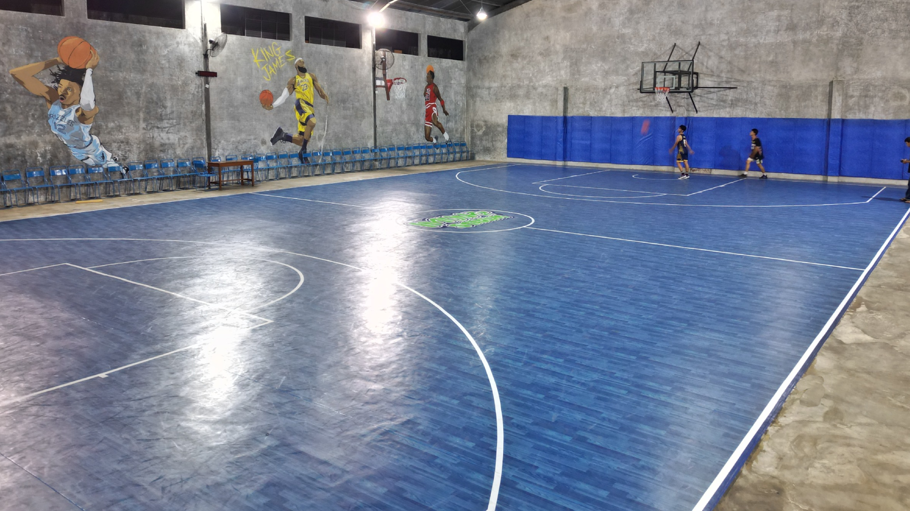 Lapangan Basket vinyl berstandar FIBA di Surabaya