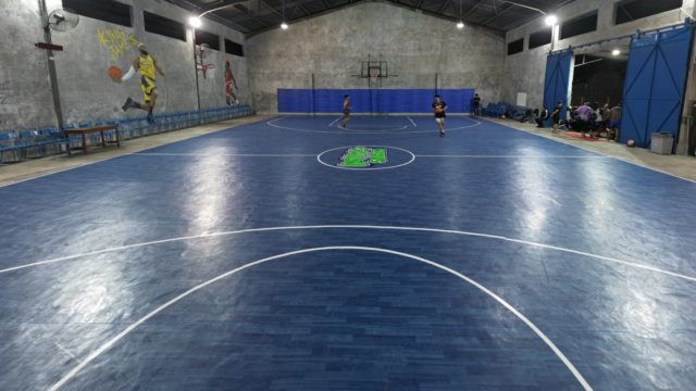 Lapangan Basket Vinyl Berstandar FIBA di Surabaya PT Eastmatix