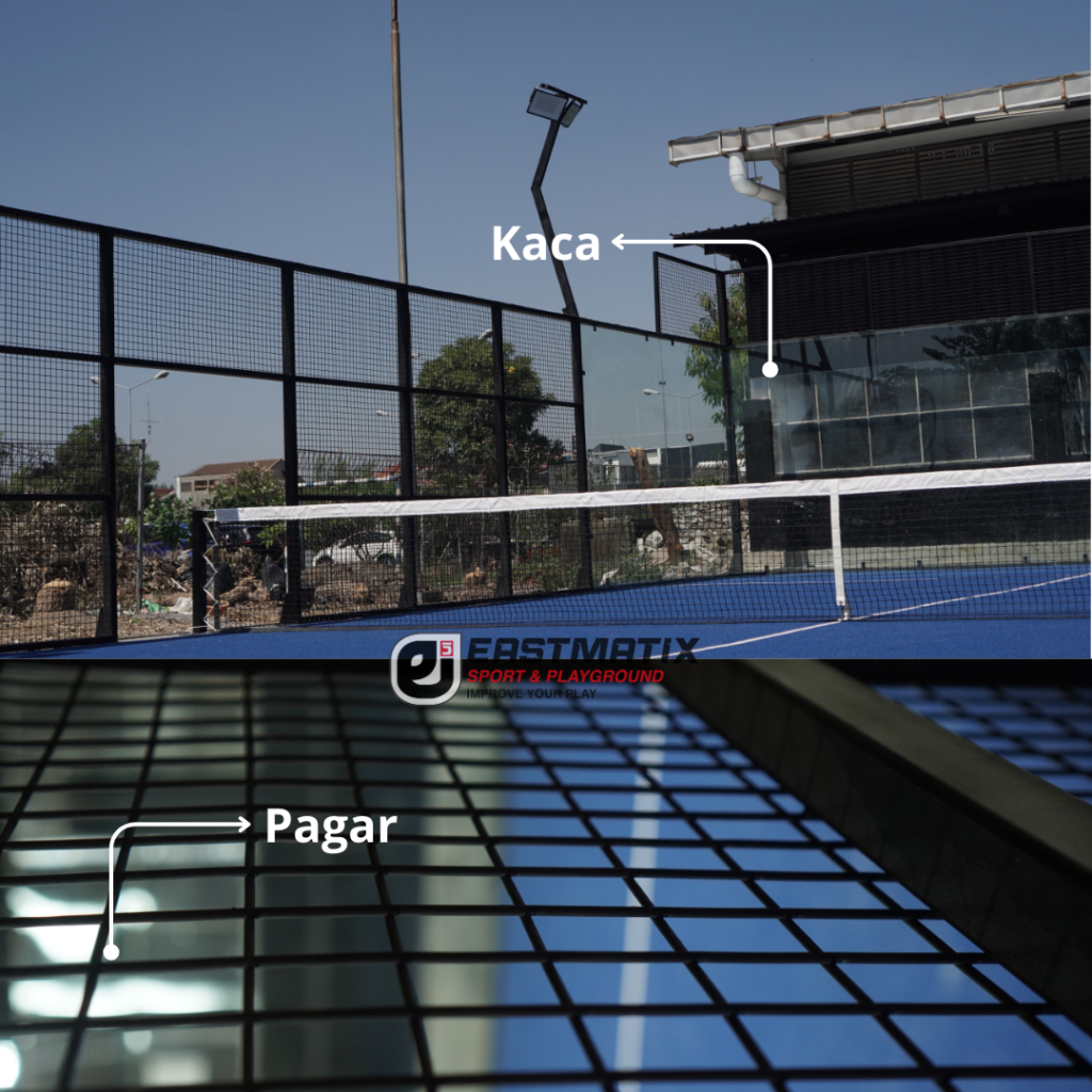 Kaca dan Pagar Lapangan Padel, Padel Court Eastmatix